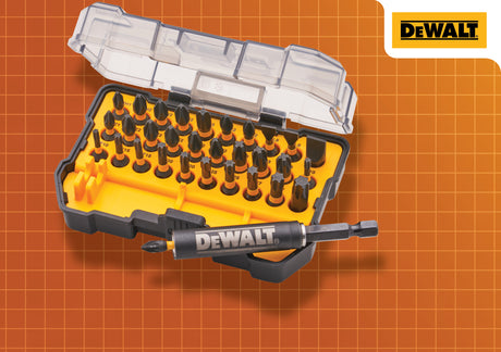 High quality image of DeWalt 32 Piece FlexTorq Impact Bit Set, availble from T.H. Wiggans Ironmongery in Kendal
