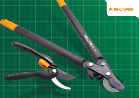 High quality image of Fiskars Powergear Lopper & Pruner Set, availble from T.H. Wiggans Ironmongery in Kendal