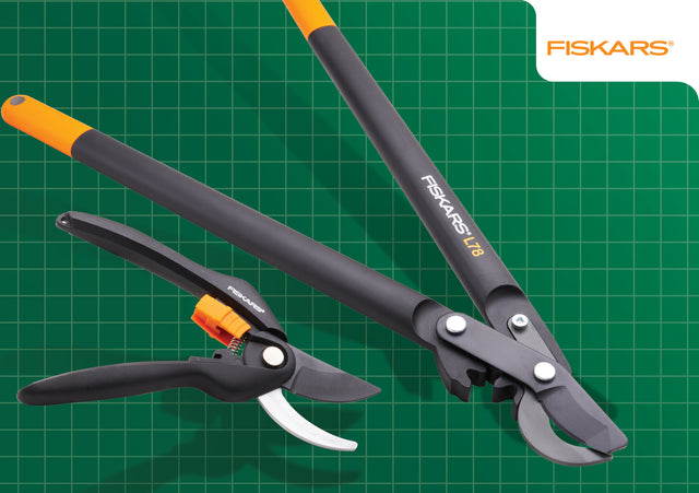 High quality image of Fiskars Powergear Lopper & Pruner Set, availble from T.H. Wiggans Ironmongery in Kendal