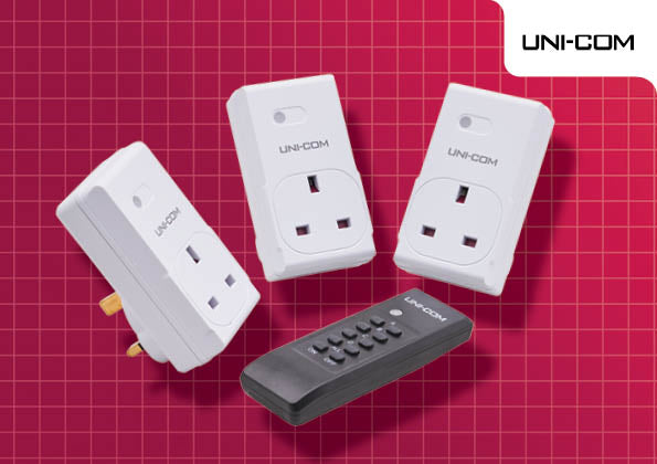 High quality image of Unicom Remote Control Socket Set, availble from T.H. Wiggans Ironmongery in Kendal