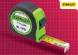 High quality image of STANLEY Hi-Viz Tylon Tape 8m (26ft), availble from T.H. Wiggans Ironmongery in Kendal