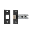This image shows Eurospec - Bolt-Through Tubular Deadbolt - Matt Black - 64mm - btd25mb available from T.H. Wiggans Ironmongery in Kendal.