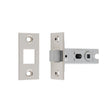 This image shows Eurospec - Bolt-Through Tubular Deadbolt - Polished Nickel - 64mm - btd25np available from T.H. Wiggans Ironmongery in Kendal.