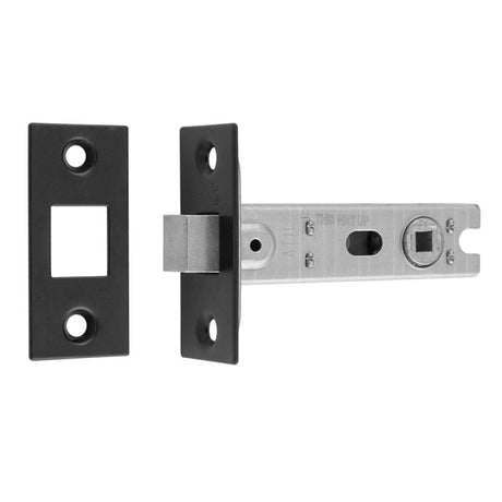 This image shows Eurospec - Bolt-Through Tubular Deadbolt - Matt Black - 76mm - btd30mb available from T.H. Wiggans Ironmongery in Kendal.