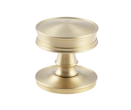 This is an image showing the Burlington - Berkeley Mortice knob - Satin Brass available to order from T.H. Wiggans Ironmongery in Kendal