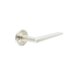 This is an image showing the Burlington - Mayfair lever on rose - Satin Nickel available to order from T.H. Wiggans Ironmongery in Kendal