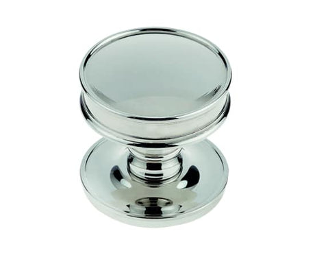 This is an image showing the Burlington - Berkeley cupboard knob - Polished Nickel available to order from T.H. Wiggans Ironmongery in Kendal