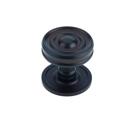 This is an image showing the Burlington - Bloomury cupboard knob - Dark Bronze available to order from T.H. Wiggans Ironmongery in Kendal