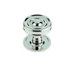 This is an image showing the Burlington - Bloomury cupboard knob - Polished Nickel available to order from T.H. Wiggans Ironmongery in Kendal