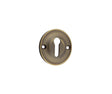 This is an image showing the Burlington - 40mm AB Std keyway escutcheon available to order from T.H. Wiggans Ironmongery in Kendal