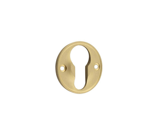 This is an image showing the Burlington - 40mm SB Euro keyway escutcheon available to order from T.H. Wiggans Ironmongery in Kendal