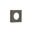 This is an image showing the Burlington - 52x52mm DB plain square outer rose for levers and t&r available to order from T.H. Wiggans Ironmongery in Kendal