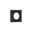 This is an image showing the Burlington - 52x52mm MB plain square outer rose for levers and t&r available to order from T.H. Wiggans Ironmongery in Kendal