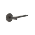 This is an image showing the Frelan - Fitzrovia Door Handles Plain Rose Dark Bronze available to order from T.H. Wiggans Ironmongery in Kendal