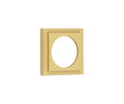 This is an image showing the Burlington - 52x52mm SB stepped square outer rose for esc available to order from T.H. Wiggans Ironmongery in Kendal