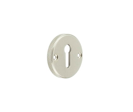 This is an image showing the Burlington - 40mm SN Westbourne standard escutcheon (face fix) available to order from T.H. Wiggans Ironmongery in Kendal