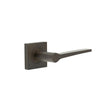 This is an image showing the Frelan - Knightsbridge Door Handle on Square Plain Rose Dark Bronze available to order from T.H. Wiggans Ironmongery in Kendal