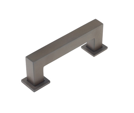 This is an image showing the Burlington - Trafalgar Cabinet Handle 96mm CTC - Dark Bronze available to order from T.H. Wiggans Ironmongery in Kendal