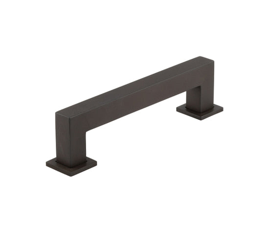 This is an image showing the Burlington - Trafalgar Cabinet Handle 128mm CTC - Dark Bronze available to order from T.H. Wiggans Ironmongery in Kendal