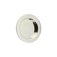 This is an image showing the Burlington - 65x12x3mm PN round concealed flush pull available to order from T.H. Wiggans Ironmongery in Kendal