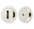This is an image showing the Burlington - 65x12x3mm PN round concealed WC flush pull set available to order from T.H. Wiggans Ironmongery in Kendal