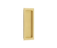 This is an image showing the Burlington - 150x55x3mm SB rectangular flush pull available to order from T.H. Wiggans Ironmongery in Kendal