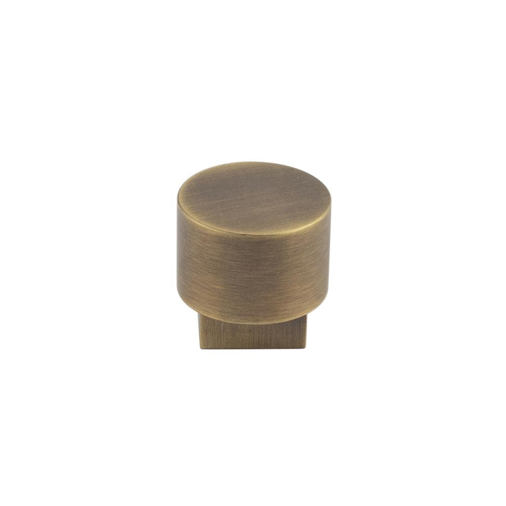 This is an image showing the Burlington - Westminster Cupboard knob - Antique Brass available to order from T.H. Wiggans Ironmongery in Kendal