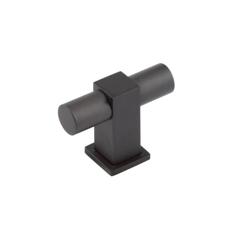 This is an image showing the Burlington - Westminster T Bar Cupboard Knob - Dark Bronze available to order from T.H. Wiggans Ironmongery in Kendal