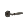 This is an image showing the Frelan - Westminster Door Handle on Plain Rose Dark Bronze available to order from T.H. Wiggans Ironmongery in Kendal