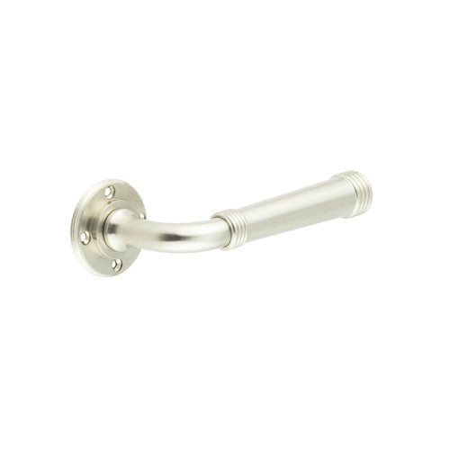 This is an image showing the Burlington - Highgate Lever on Rose Door Handle - Roses Sold Separately available to order from T.H. Wiggans Ironmongery in Kendal