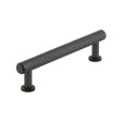 This is an image showing the Burlington - Piccadilly Cabinet Handle 128mm CTC - Dark Bronze available to order from T.H. Wiggans Ironmongery in Kendal