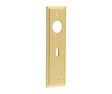 This is an image showing the Burlington - Standard Lock Plate Choices available to order from T.H. Wiggans Ironmongery in Kendal