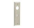 This is an image showing the Burlington - Standard Lock Plate Choices available to order from T.H. Wiggans Ironmongery in Kendal