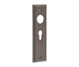 This is an image showing the Burlington - Euro Profile Lock Plate Choices available to order from T.H. Wiggans Ironmongery in Kendal