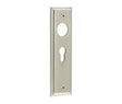 This is an image showing the Burlington - Euro Profile Lock Plate Choices available to order from T.H. Wiggans Ironmongery in Kendal