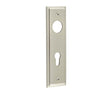 This is an image showing the Burlington - Din Euro Profile Lock Plate Choices available to order from T.H. Wiggans Ironmongery in Kendal