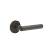 This is an image showing the Frelan - Richmond Door Handles Stepped Rose Dark Bronze available to order from T.H. Wiggans Ironmongery in Kendal