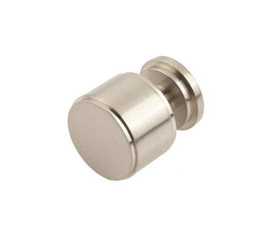 This is an image showing the Burlington - Belgrave Cupboard knob - Satin Nickel available to order from T.H. Wiggans Ironmongery in Kendal