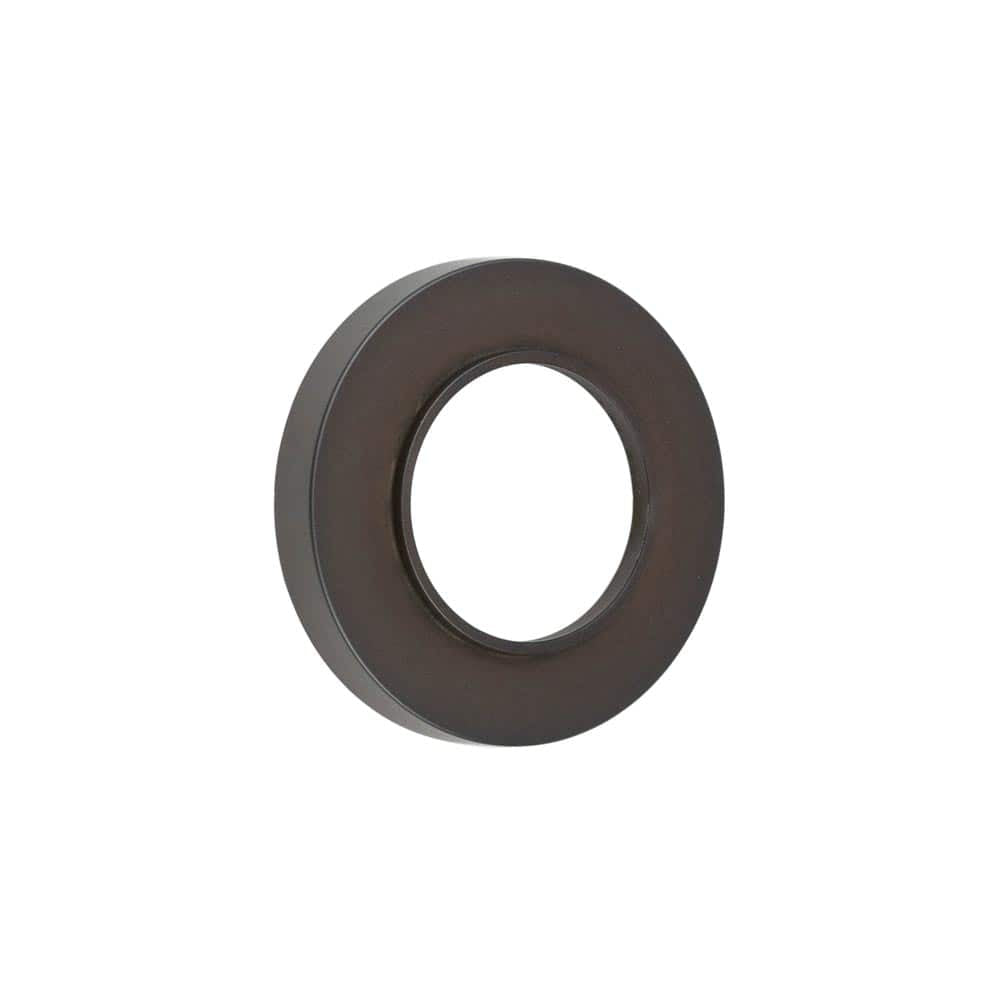 This is an image showing the Burlington - Burlington Plain Outer Rose - Dark Bronze available to order from T.H. Wiggans Ironmongery in Kendal