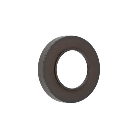 This is an image showing the Burlington - Burlington Plain Outer Rose - Dark Bronze available to order from T.H. Wiggans Ironmongery in Kendal