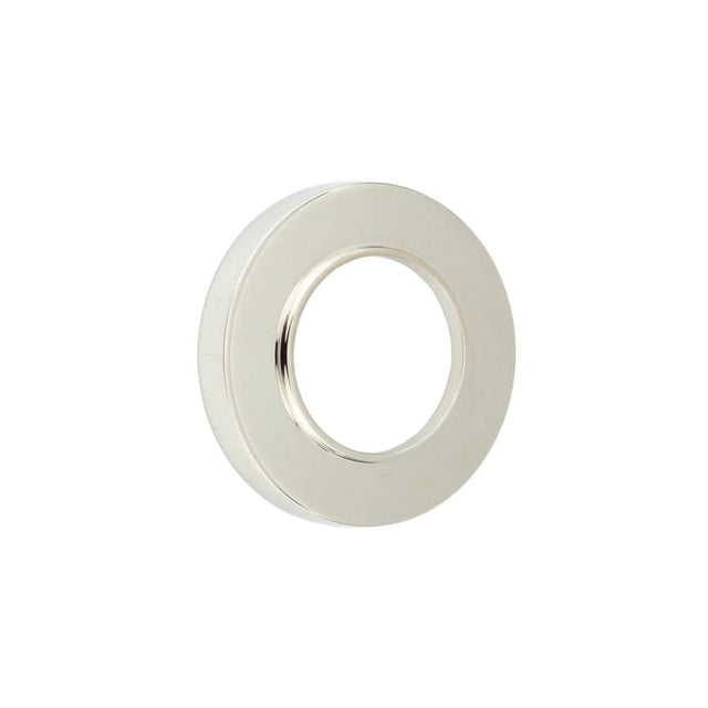 This is an image showing the Burlington - Burlington Plain Outer Rose - Polished Nickel available to order from T.H. Wiggans Ironmongery in Kendal
