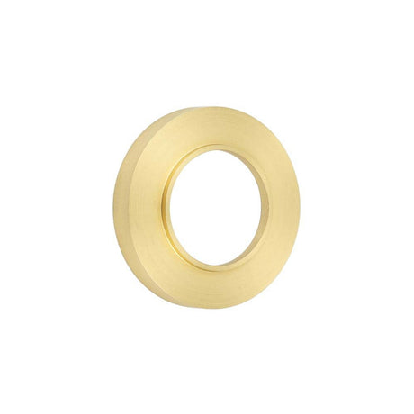 This is an image showing the Burlington - Burlington Plain Outer Rose - Satin Brass available to order from T.H. Wiggans Ironmongery in Kendal