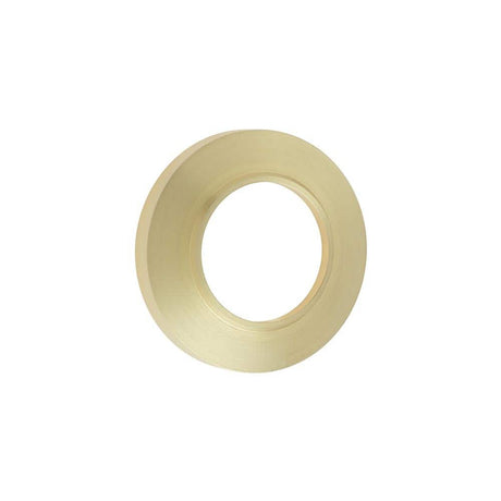 This is an image showing the Burlington - Burlington Chamfered Rose - Satin Brass available to order from T.H. Wiggans Ironmongery in Kendal