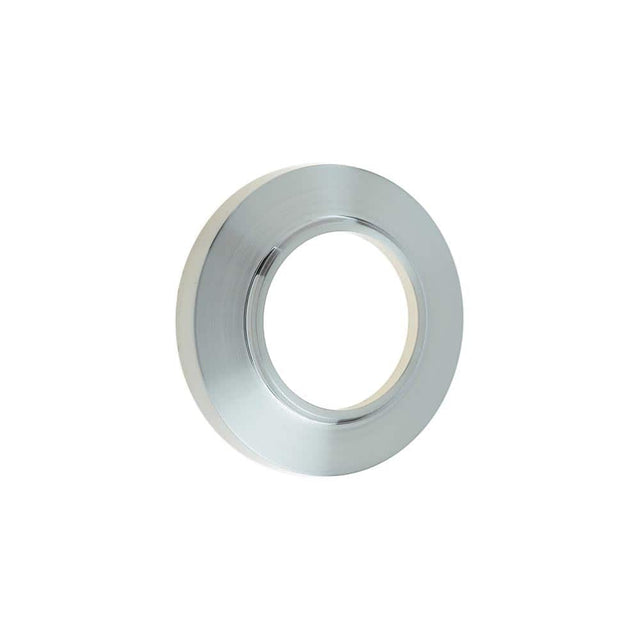 This is an image showing the Burlington - Burlington Chamfered Rose - Satin Nickel available to order from T.H. Wiggans Ironmongery in Kendal