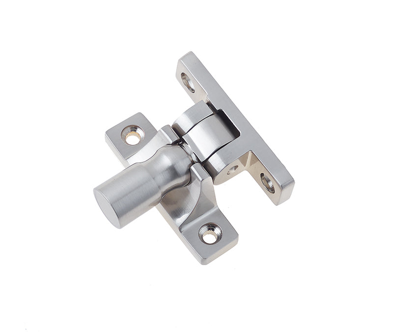 This is an image showing the Burlington - sash fastener - Satin Nickel available to order from T.H. Wiggans Ironmongery in Kendal