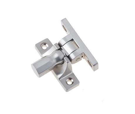 This is an image showing the Burlington - Brighton sash fastener - Satin Nickel available to order from T.H. Wiggans Ironmongery in Kendal