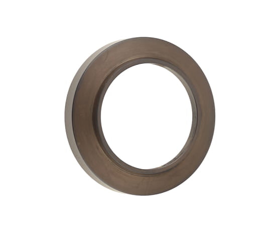 This is an image showing the Burlington - Chamfered rose for ESC - Dark Bronze available to order from T.H. Wiggans Ironmongery in Kendal