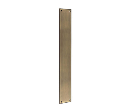 This is an image showing the Burlington - 350x75mm raised finger - Antique Brass available to order from T.H. Wiggans Ironmongery in Kendal