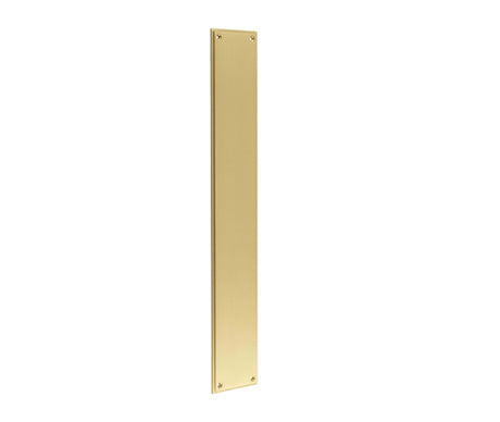 This is an image showing the Burlington - 350x75mm raised finger - Satin Brass available to order from T.H. Wiggans Ironmongery in Kendal