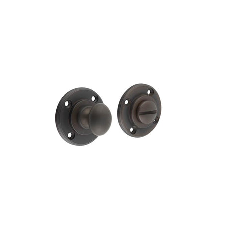 This is an image showing the Burlington - Burlington turn & release - Dark Bronze available to order from T.H. Wiggans Ironmongery in Kendal